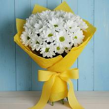 Букет Застенчивые лепестки в Сыктывкаре Букет цветов из: Хризантемы в Сыктывкаре
