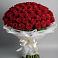 Букет 101 Красная роза Блэк Мэджик в Сыктывкаре