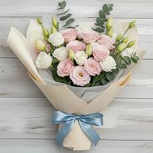 Букет цветов из:  Лизиантусы в Сыктывкаре