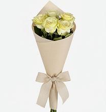 Букет белые крылья в Сыктывкаре Букет цветов из: Розы в Сыктывкаре