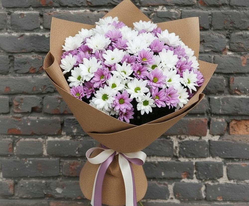 Букет цветов из: Хризантемы в Сыктывкаре