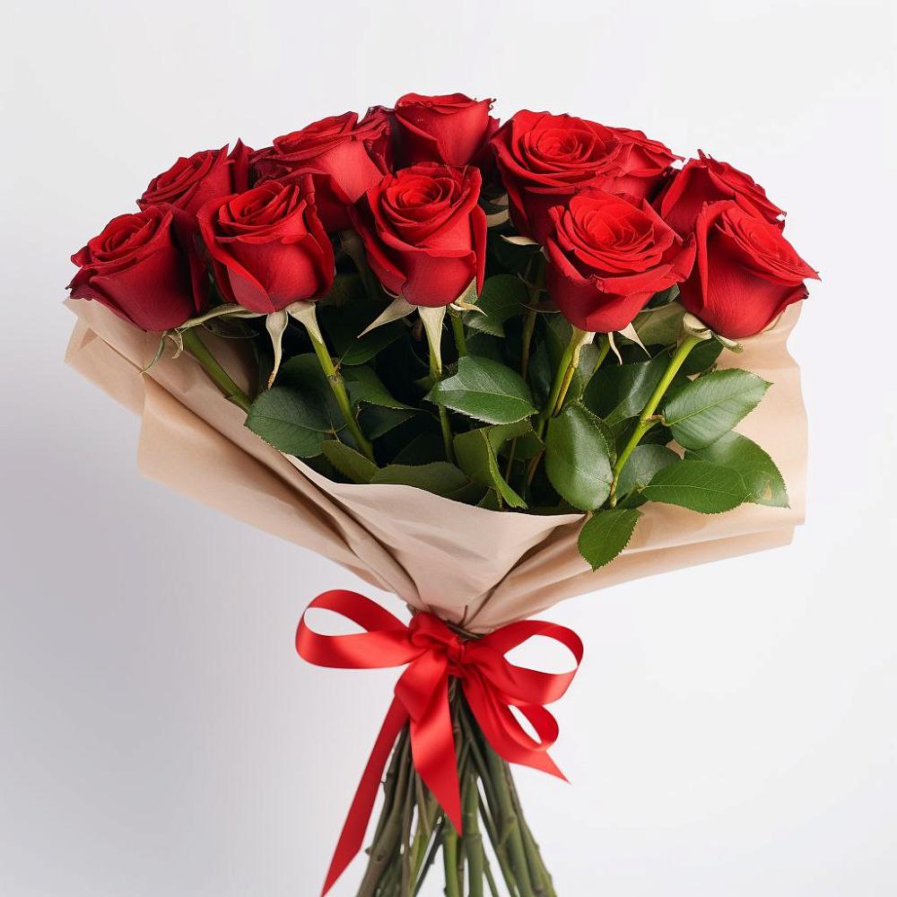 Букет 11 Красных роз Эдлесс Лав в Сыктывкаре