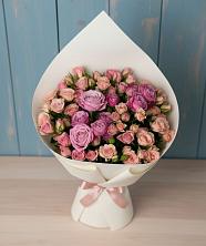 Букет Нежная розовость в Сыктывкаре Букет цветов из: Розы в Сыктывкаре