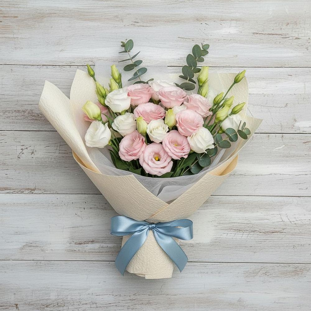 Букет цветов из: Лизиантусы в Сыктывкаре